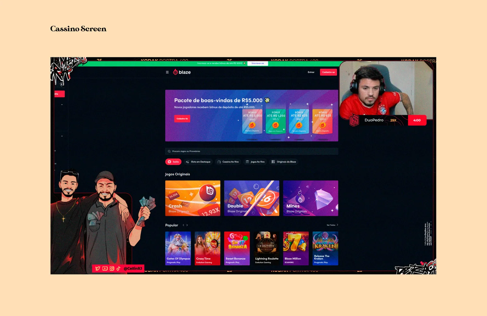 Stream screen