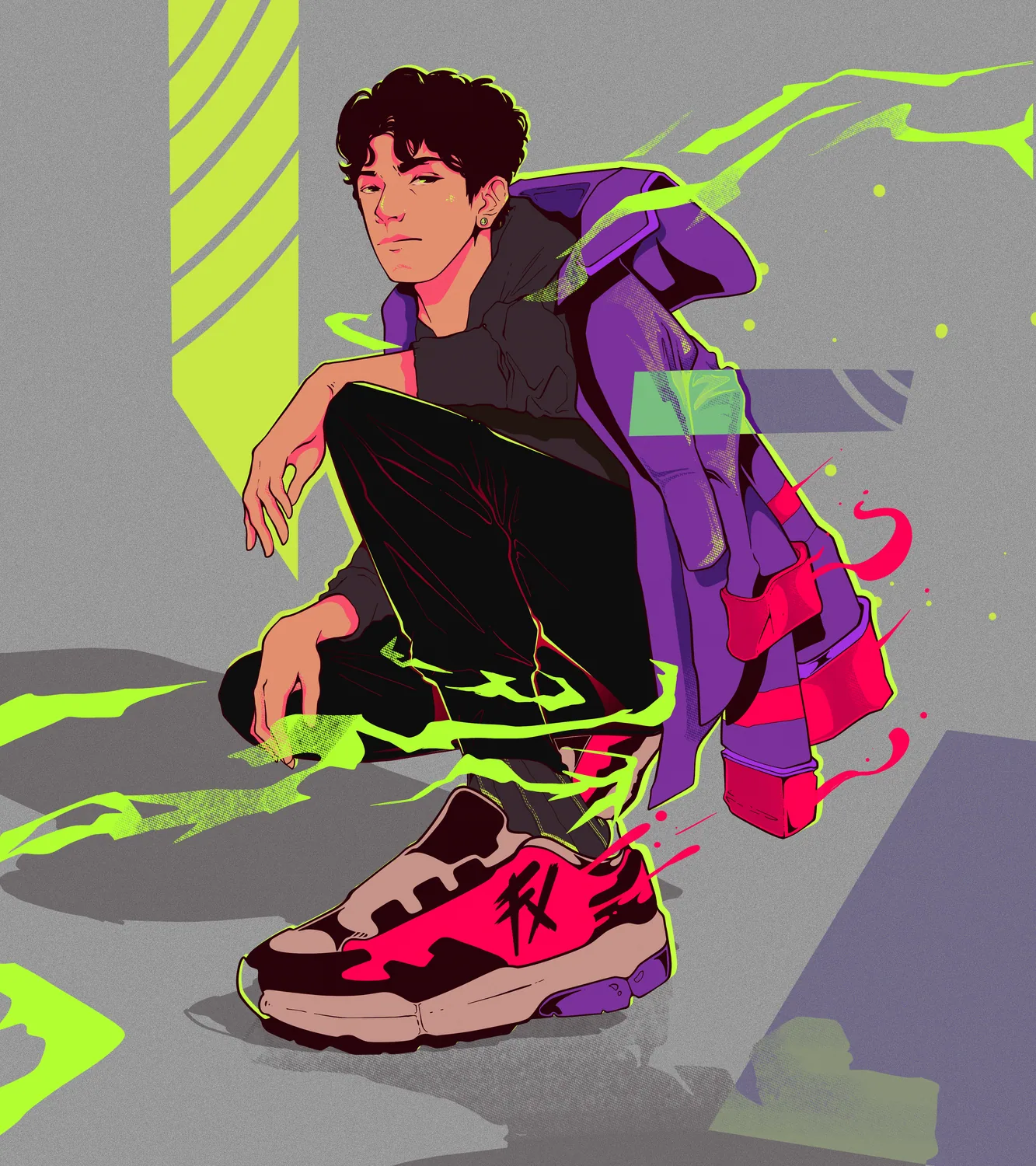 FLUXO — player illustration