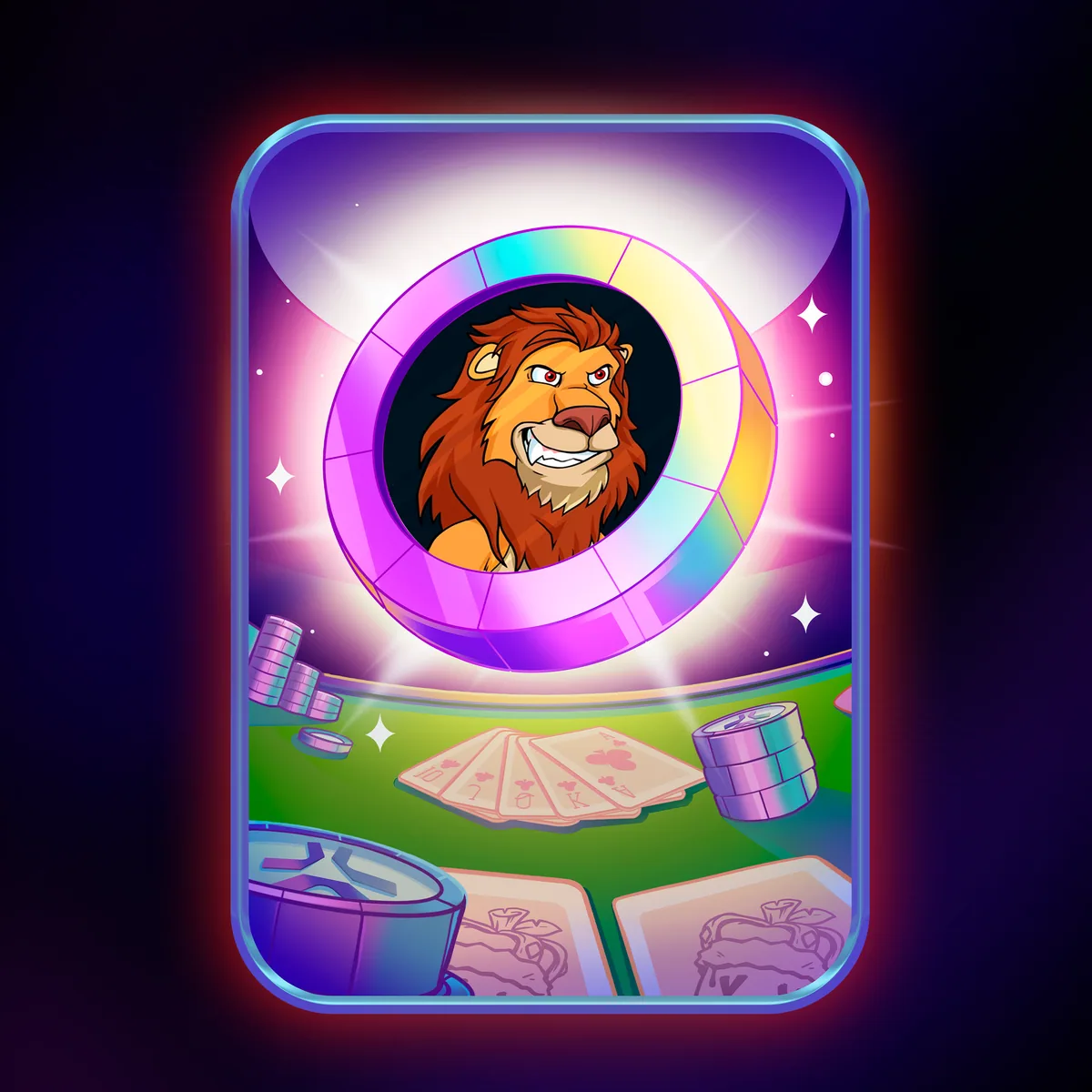 Reward card — Lazy Lions